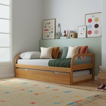 Pack lit enfant gigogne avec matelas Laya
