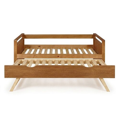 Ambiance Lit banquette sommier gigogne déplié Ambiance Lit banquette sommier gigogne déplié