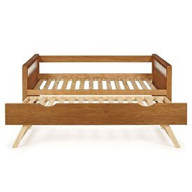Lit banquette gigogne déplié sans matelasCOBI Lit banquette gigogne déplié sans matelasCOBI