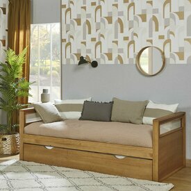 Ambiance - Lit banquette gigogne COBI bois massif Ambiance - Lit banquette gigogne COBI bois massif