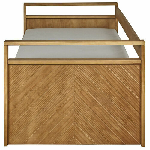 Vue de profil Pack lit gigogne avec matelas IVY Vue de profil Pack lit gigogne avec matelas IVY