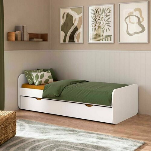 Ambiance - Pack lit gigogne Lupin Blanc Ambiance - Pack lit gigogne Lupin Blanc