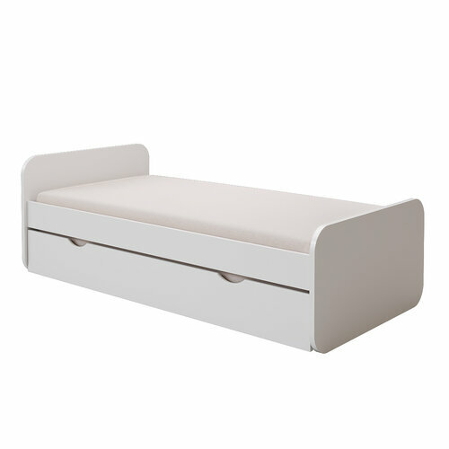 Pack lit gigogne avec 2 matelas Lupin blanc - Pack lit gigogne avec 2 matelas Lupin