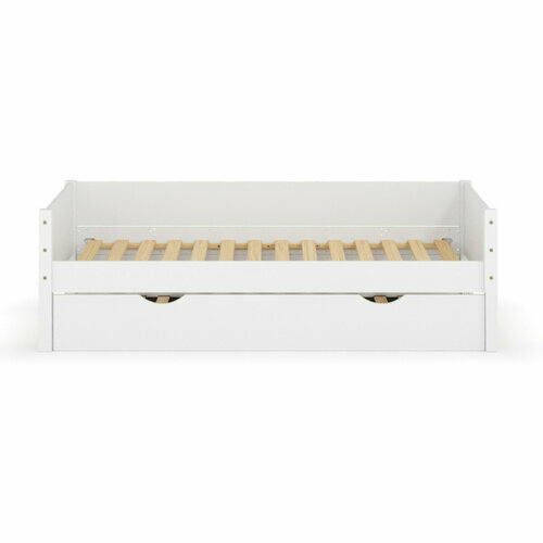 Lit banquette gigogne Louw - coloris blanc Lit banquette gigogne Louw - coloris blanc