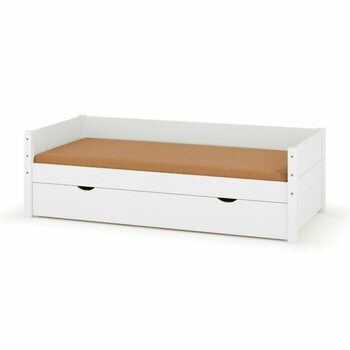 Pack lit banquette gigogne avec matelas Louw
