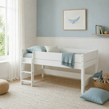 Pack lit mi-hauteur avec matelas Louw